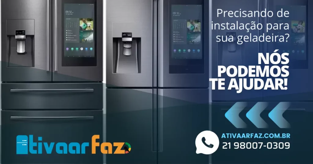 Instalação de Geladeira Samsung