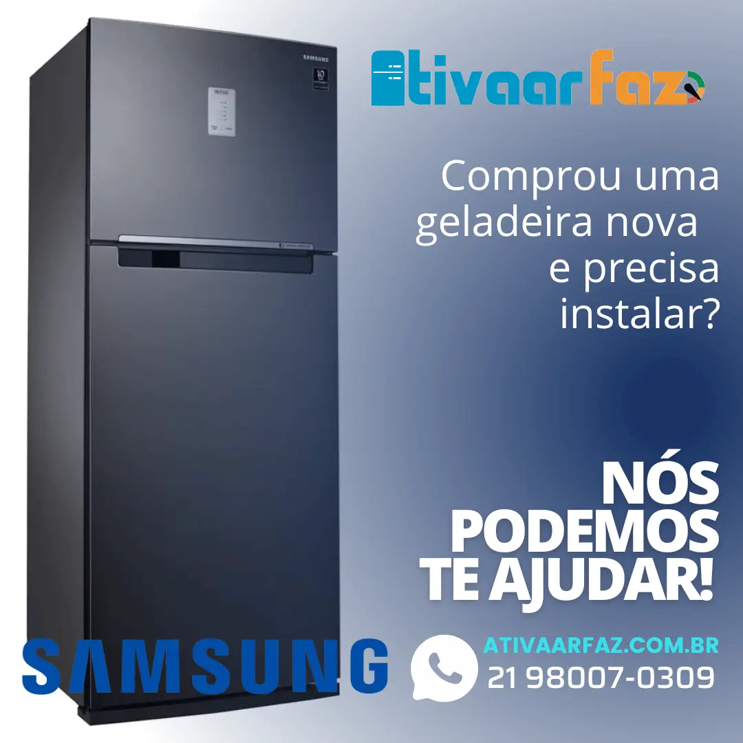 Comprou uma geladeira novinha e precisa instalar?