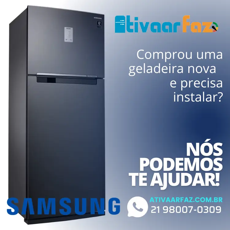 Instalação de Geladeira Samsung em Rio de Janeiro RJ